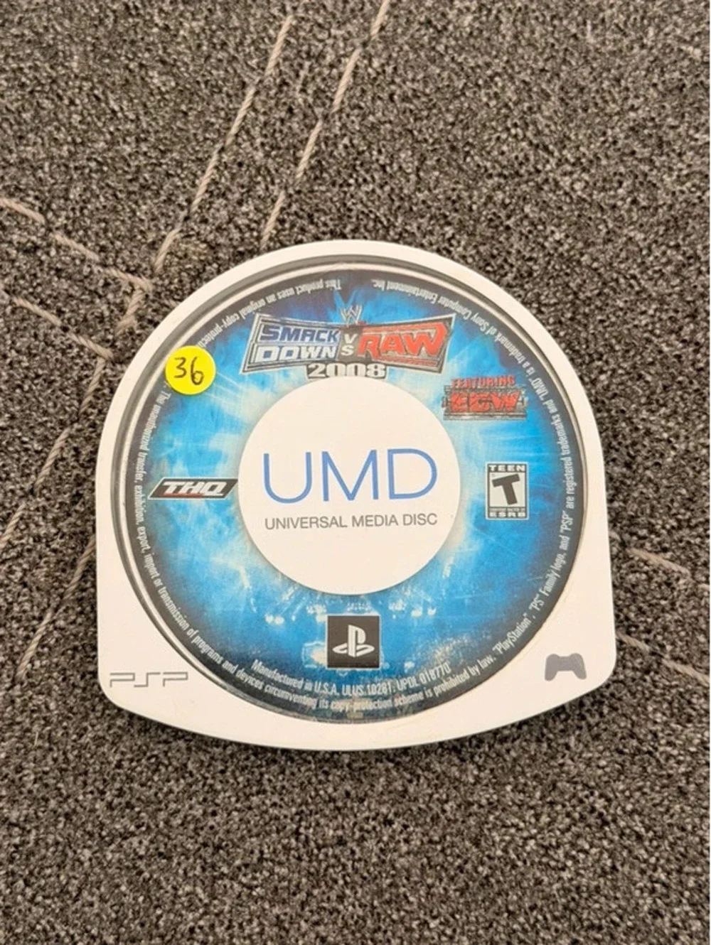 WWE SmackDown vs Raw 2008 for PSP